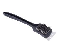 Verdelook Brosse avec spatule manche en plastique Nettoyage Grille hygiène Grill Barbecue