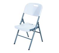 Verdelook Chaise pliante Plastique Blanc