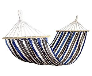 Verdelook Hamac Simple en Polycotton de Jardin 200 x 80, Hamac extérieur