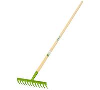 Verdemax 3284 Râteau à 12 Dents avec Manche en Bois FSC 130 cm