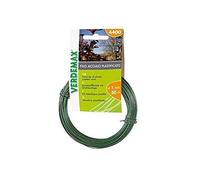 Verdemax 4400 Fil d'acier Rond recouvert de Plastique Longueur 50 m Vert