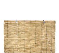 Verdemax 6705 0,9 x 1,8 m Bambou Brut Store Enrouleur tamisant Fermeture par Filetage en Nylon avec poulie