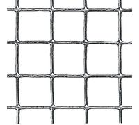 Verdemax 9031 Rouleau de Filet carré en métal galvanisé Gris 0,5 x 5 m