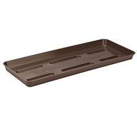 VERDENIA 21910 Pot de Fleurs en rotin pour Plantes et Herbes - Soucoupe de Pot de Fleurs en Plastique léger et Stable - Rectangulaire - Plusieurs Couleurs - Plusieurs Tailles - Marron