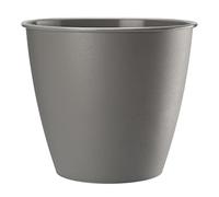 VERDENIA Azalia 20550 Pot de Fleurs léger en Plastique Rond pour Plantes d'intérieur et d'extérieur Gris 15 cm