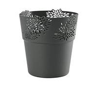 VERDENIA Cache-Pot de Fleurs, Anthracite, 13 x 13,9 cm