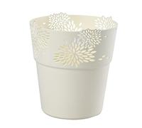 VERDENIA Cache-Pot de Fleurs, crème, 11,5x12,3cm