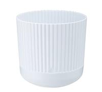 VERDENIA Pot de Fleurs Blanc 14 x 14 x 13 cm