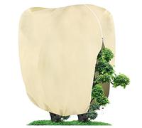 Verdenu 360x250cm Housses de Protection pour Plantes, 80 g/㎡ Sac de Protection pour Plantes avec Fermeture éclair et Cordon de Serrage Protection Contre Le Gel Contre Les la Neige (360 * 250cm)