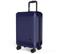 Verdi Bagage rigide à roulettes pivotantes - Valise de voyage légère, bleu marine, Carry-On 20-Inch
