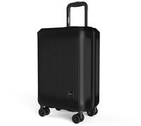 Verdi Bagage rigide à roulettes pivotantes - Valise de voyage légère, noir, Carry-On 20-Inch