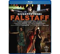 Verdi : Falstaff. Volle, Frittoli, Sierra, Barcellona, Daza, Demuro, Kammerloher, Barenboim, Martone. [Blu-Ray]