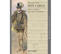 RICORDI VERDI G. - DON CARLO (5 ATTI) SENZA BALLABILI - CHANT ET PIANO Partition classique Vocale - chorale Voix solo, piano