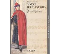 VERDI G. - SIMON BOCCANEGRA - CHANT ET PIANO