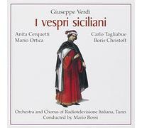 Verdi : I Vespri Siciliani 1955. Rossi, Tagliabue, Zorgnotti, Christoff, Ferrein, Ortica