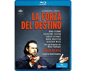 Verdi : La force du destin. Stemme, Miles, Licitra, Alvarez, Krasteva, Pountney, Mehta. [Blu-ray]