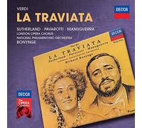 Verdi: La Traviata by Bonynge/Sutherland/Pavarotti/Ma [Audio CD] NEUF