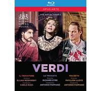 Verdi : Le Trouvère - La Traviata - Macbeth. Rizzi, Pappano. [Blu-ray]