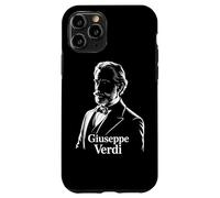 Verdi Portrait Compositeur Silhouette Musique Classique Opéra Coque pour iPhone 11 Pro