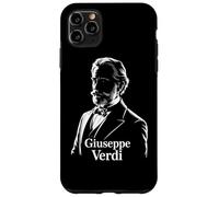 Verdi Portrait Compositeur Silhouette Musique Classique Opéra Coque pour iPhone 11 Pro Max