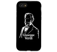 Verdi Portrait Compositeur Silhouette Musique Classique Opéra Coque pour iPhone SE (2020) / 7 / 8