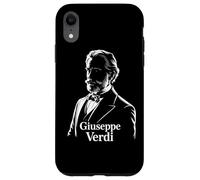 Verdi Portrait Compositeur Silhouette Musique Classique Opéra Coque pour iPhone XR