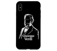 Verdi Portrait Compositeur Silhouette Musique Classique Opéra Coque pour iPhone XS Max