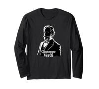 Verdi Portrait Compositeur Silhouette Musique Classique Opéra Manche Longue