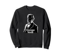Verdi Portrait Compositeur Silhouette Musique Classique Opéra Sweatshirt
