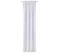 Verdi Rideau à Passants 140x245 cm Zeno Blanc/Gris