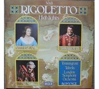VERDI - RIGOLETTO HIGHLIGHTS LP UK DECCA 1962
