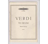 Verdi Te Deum 4 sacred Pieces (Quattro Pezzi Sacri) Vocal Score (Edition Peters, Nr. 4256d)