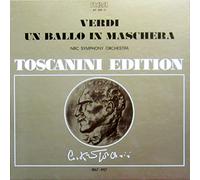 Verdi: Un ballo in maschera (Toscanini Edition) - Toscanini, NBC Symphony orchestra - 3 VINYLS RCA AT 300