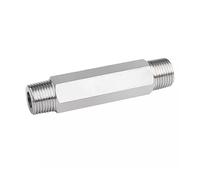 VerdureJ Raccord de tuyau en acier inoxydable 1/8, 1/4 ", 3/8", 1/2 ", filetage mâle NPT, haute pression, Long mamelon hexagonal, 304", coupleur de couplage(BSP1I8-L 60mm)