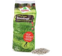 Verdurmax 5 kg d'engrais pour gazon Printemps & Été - Engrais à libération prolongée avec azote pour 250 m² de gazon vert luxuriant - Sans danger pour les chiens - Compatible avec épandeur