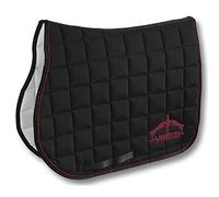 Veredus Shock Absorbing tapis de selle en coton, Noir/fuchsia, Nero/Fucsia