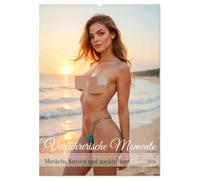 Verführerische Momente - Muskeln, Kurven und nackte Haut (Wandkalender 2026 DIN A2 hoch), CALVENDO Monatskalender: Erotik-Kalender mit muskulösen Comic Frauen - heiß, stark, unwiderstehlich.