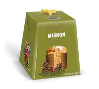 Vergani - Mini Panettone Poires Chocolat Mignon - Panettone italien traditionnel confectionné à Milan - Gâteau de Noël typique en Italie - Idée cadeau Noël