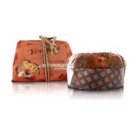 Vergani Panettone italien artisanal caramel au beurre salé et chocolat blanc et 750g - Gâteau de Noël italien typique à partager pendant les fêtes ou offrir à Noël - Produit italien - Idée cadeau Noël