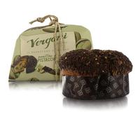 Vergani Panettone italien artisanal Pistache et Chocolat 750g Confectionné à Milan Gâteau de Noël italien typique Produit italien Idée cadeau Noël