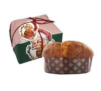 Vergani - Panettone italien artisanal traditionnel aux fruits confits 500g - Confectionné à Milan - Gâteau de Noël typique d'Italie - Idée cadeau Noël