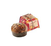 Vergani - Panettone italien artisanal traditionnel aux fruits confits 750g - Confectionné à Milan - Gâteau de Noël typique d'Italie - Idée cadeau Noël