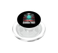 Verger de pêches enlèvement OVNI PopSockets PopGrip pour MagSafe