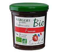 VERGER DES ALPILLES BIO - Confiture Extra Bio Fraise 370G - Lot De 3