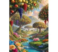 Verger Pays des Merveilles Puzzle pour Adultes 1000 Pièces, Puzzles Classiques, Détente & Relaxation, Famille Jeu Puzzles, Puzzle de Décoration