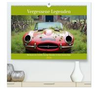 Vergessene Legenden (hochwertiger Premium Wandkalender 2026 DIN A2 quer), Kunstdruck in Hochglanz: Die Kunst des Verfalls: Rostige Klassiker in ihrer letzten Ruhe