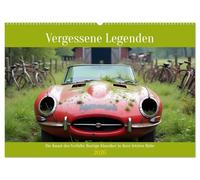 Vergessene Legenden (Wandkalender 2026 DIN A2 quer), CALVENDO Monatskalender: Die Kunst des Verfalls: Rostige Klassiker in ihrer letzten Ruhe