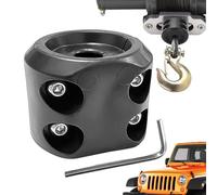 Vergoso Stopper - Capuchon fiable pour câbles de câbles de treuil ATV | Protection de câble en caoutchouc résistant aux larmes | Protecteur de fil de crochet en caoutchouc pour corde synthétique pour