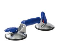 Veribor Blue Line 2-Kopf Siphon Aluminium Avec Vakuumsicherheitsanzeige