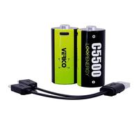 Verico Pile rechargeable LoopEnergy LR14 (C) Li‑Ion 3700 mAh 1,5 V 2 pièces
